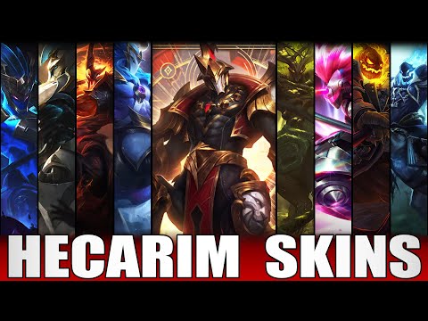 HECARIM SKINS 2022 | All Hecarim Skins Including Cosmic Charger Hecarim