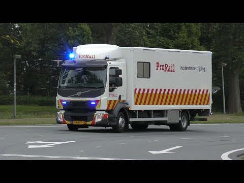 Prorail Incidentenbestrijding met Spoed naar een Trein ongeval in Heiloo