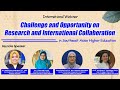 International Collaboration Webinar International Collaboration Webinar