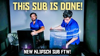 Video thumbnail for I threw away my Subwoofer! | Klipsch RP-1200SW vs SPL-120 Dyno Battle! by Divine AV Home Theater