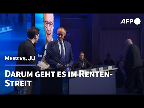 Merz vs. Junge Union: Darum geht es im Rentenstreit | AFP