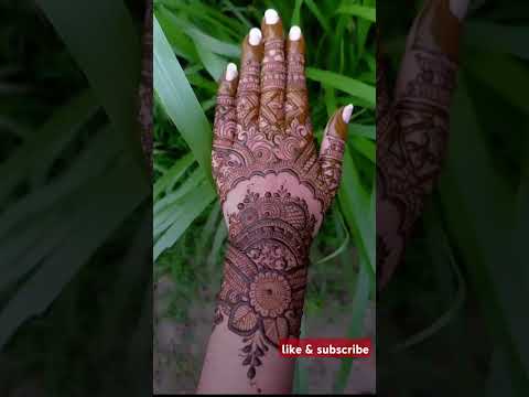 mehndi design #heena  by nimrah #