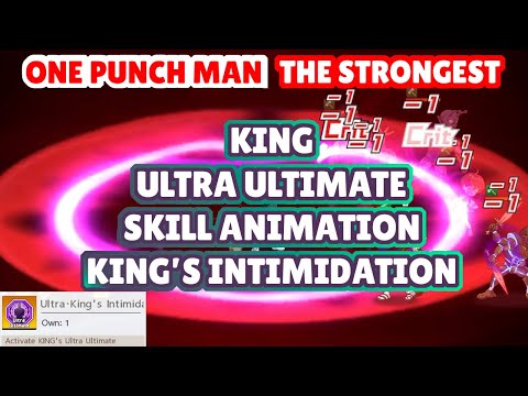 🔥 KING 🔥 3🌟 ULTRA ULTIMATE SKILL ANIMATION Keepsake Ascension | ONE PUNCH MAN THE STRONGEST