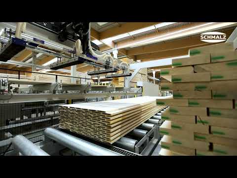 Schmalz Suction Spiders for Cross-Laminated Timber