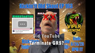 Banned Episode Kickin'it Old Skool EP 163 - GRS Build-A-Cade Kickstarter Close out tonight 8/24/25