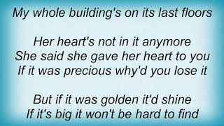 Josh Ritter - The Bad Actress Lyrics