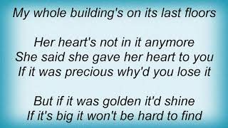 Josh Ritter - The Bad Actress Lyrics