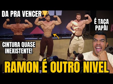 RAMON REVEALED HIS SURREAL SHAPE! TINY WAIST, EXTREME CONDITION AND CHAMPION MUSCULARITY!