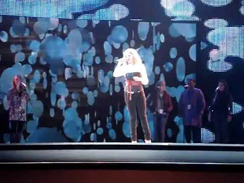 Claudisabel 1º ensaio geral do Festival RTP Canção 2010