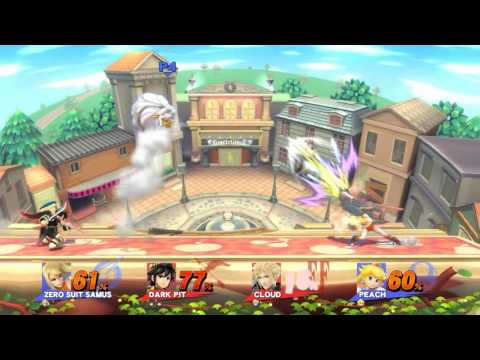 Elias (ZSS) & Davio (Peach) vs. Nick (Dark Pit) & Anthony (Cloud)