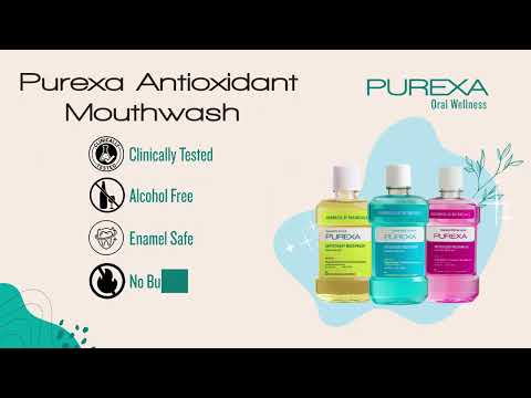 Say Goodbye to Bad Breath with Purexa Antioxidant Mouthwash | Daily Freshness Alcohol-Free
