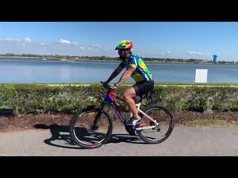 Riding CRUSSIS electric MTB bike