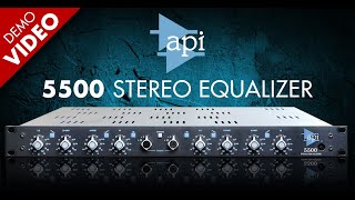 Video thumbnail for API Audio - 5500 Stereo Equalizer - KMR Demo Room by KMR Audio