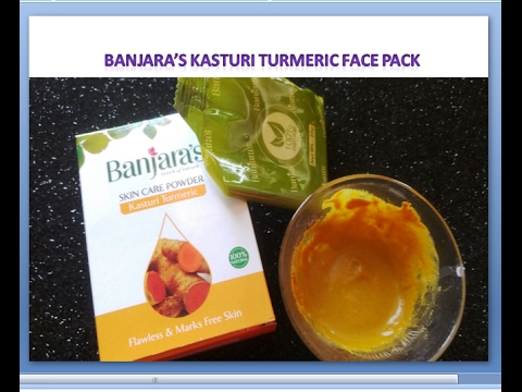 Banjara's kasthuri turmeric herbal powder, 100 gm