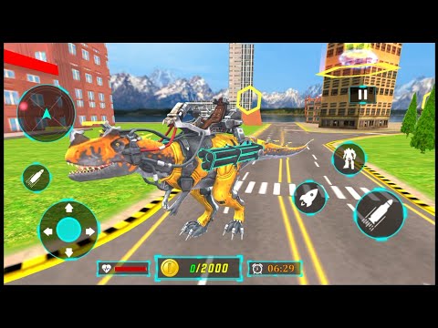 Dino Robot Car Transform Games - Android Gameplay