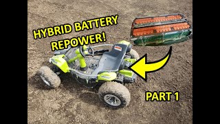 C-Max Hybrid Battery Disassembly and Re-Purpose in Power Wheels (Part 1)