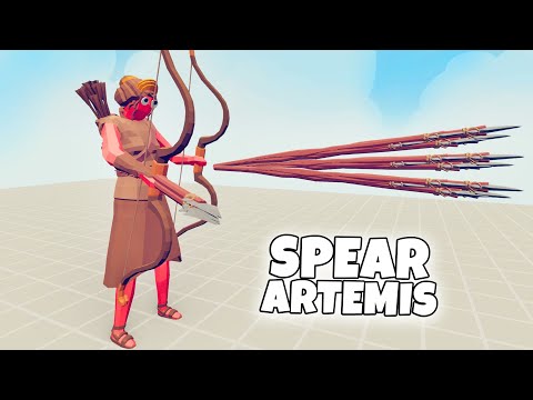 SPEAR ARTEMIS vs EVERY FACTION | TABS Totally Accurate Battle Simulator Gameplay