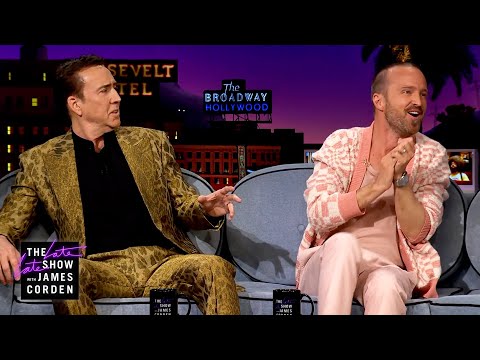 Nic Cage Demonstrates How To Sing 'Three Blind Mice' To A Baby For Aaron Paul