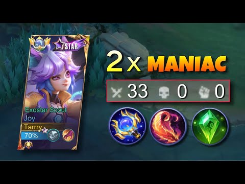 JOY’s 2x MANIAC !! CHALLENGE 33 KILLS WITH ONLY DOUBLE & TRIPLE KILLS #joy#maniac