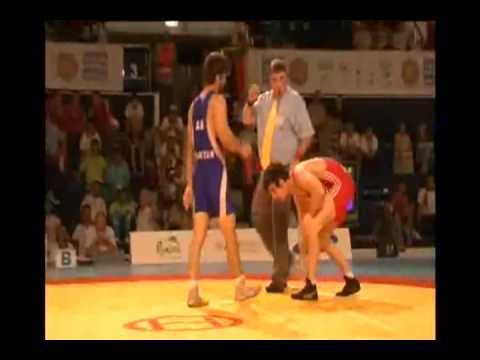 Bucarest 2011 Greco-Roman DATUNASHVILI Zurabi (GEO) - MANUKYAN Rafik (ARM) at 74 kg Finale.wmv