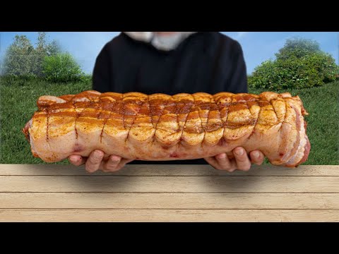 I mixed a BBQ recipe with this traditional Chinese Crispy Pork Roast technique