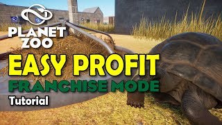 EASY PROFIT Making Money in Franchise Mode | Tutorial | Planet Zoo
