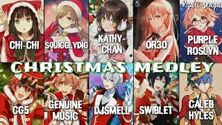 『Nightcore』All I want for Christmas ✗ Jingle Bells ✗ Others【Switching Vocals|Mash-up】〔Lyrics〕