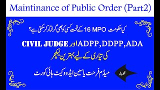 MPO Section 16 to End