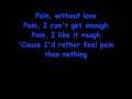 Three Days Grace - Pain (With Lyrics) 