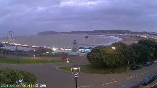 Llandudno North Parade from Min y Don Llandudno live webcam
