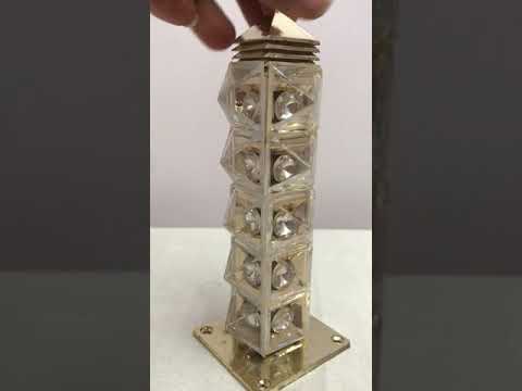 Advanced Fiber Golden Pyramid For Education, For Vastu