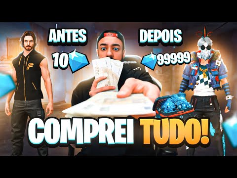 GEMMING THE RICHEST LVL 1 ACCOUNT IN FREE FIRE!