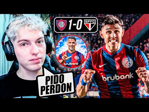 DAVO XENEIZE REACCIONA A SAN LORENZO 1-0 SAN PABLO | Copa Sudamericana 2023