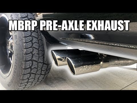 MBRP Pre-Axle Exhaust Install & Sound! - 2017 Chevy Silverado