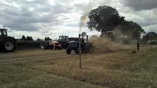 preview picture of video 'Tractor pulling at the Starting Handle Club summer show, Marsham.'