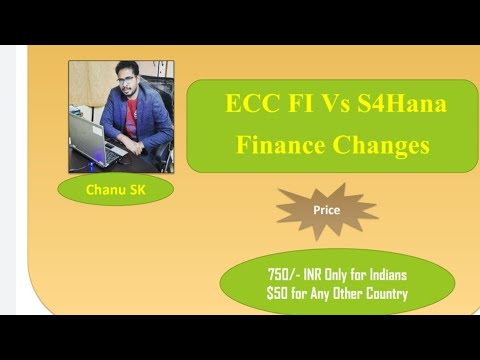 SAP ECC vs S4Hana Finance ebook for sale