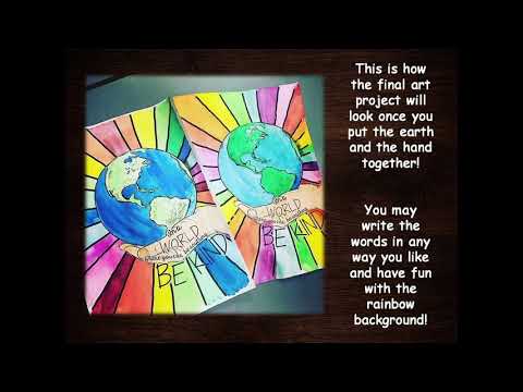 Be kind to the earth art Week 9