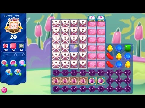 Candy Crush Saga Level 10806 No Boosters