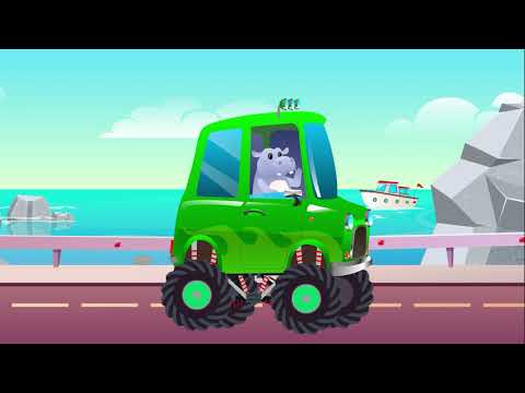 Развивающие и обучающие мультики про машинки и животных