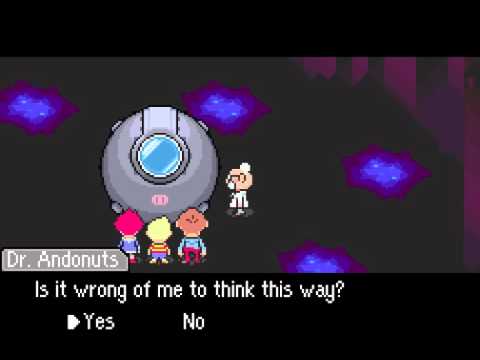 Absolutely Safe Capsule and Dr. Andonuts in MOTHER 3