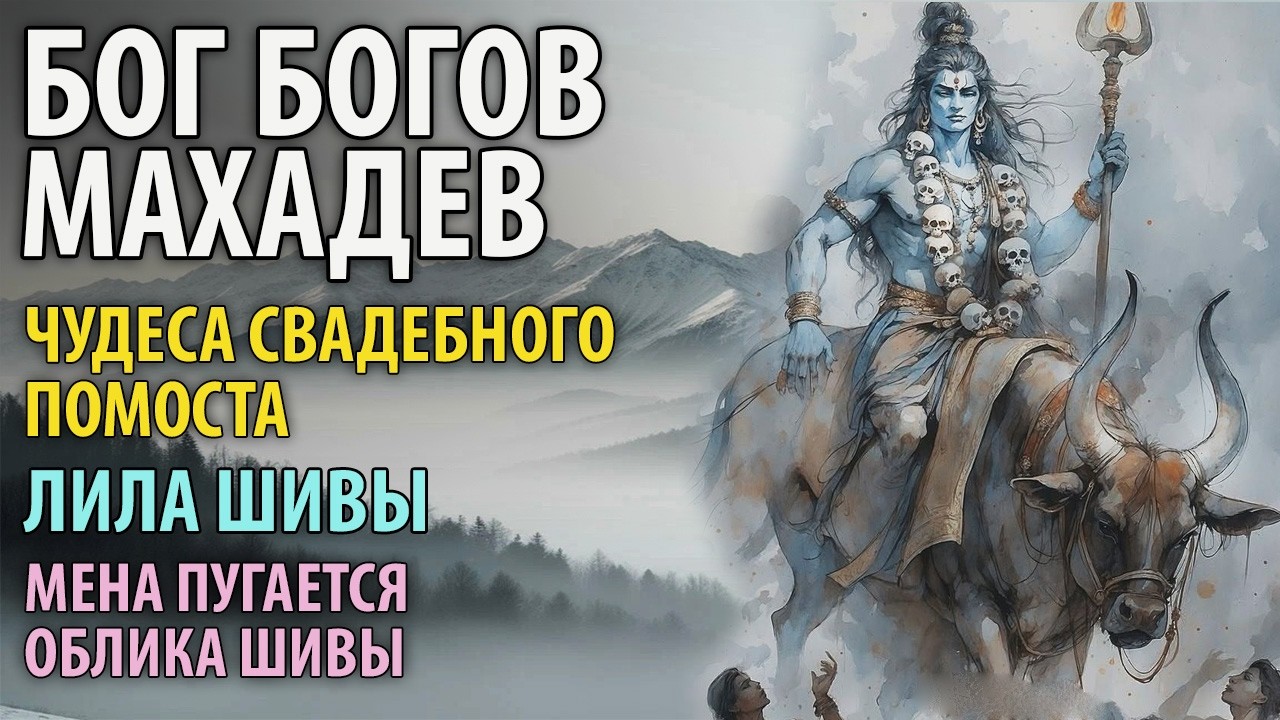 Бог Богов Махадев. Чудеса свадебного помоста. Мена пугается облика Шивы.