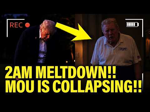 Trump has 2 AM MELTDOWN as MOU COLLAPSING!!!!