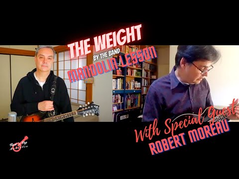 Le groupe The Weight – Cours de mandoline avec Rob Moreau #rockpopmandoline