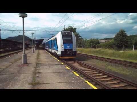 Odjezd vlaku Os 6823 (ČD 440.005) - Most, 22. 6. 2013