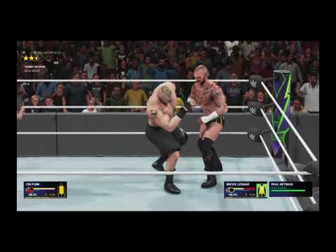 WWE 2K19 - CM Punk Vs Brock Lesnar at WrestleMania