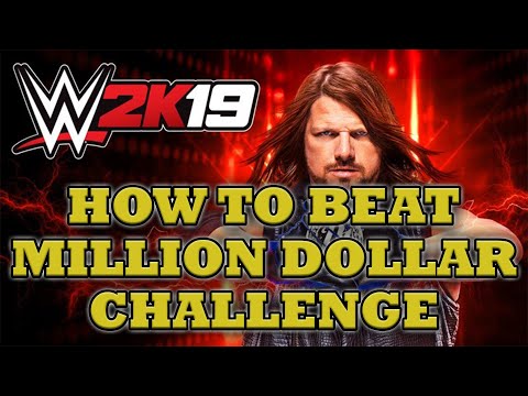 WWE 2K19 HOW TO BEAT AJ STYLES TOWER - TIPS, TRICKS, GLITCH - MILLION DOLLAR CHALLENGE