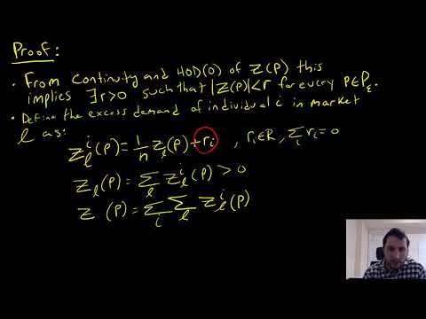 The Sonnenschein Matel Debreu Theorem