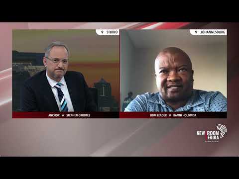 The leader of UDM Bantu Holomisa says there should be a unity government