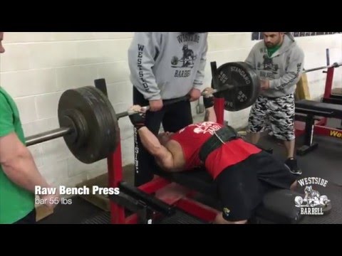 Westside Barbell ME Upper Body 4.6.16