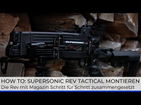Montage-Anleitung der Armbrust X-BOW FMA Supersonic REV Tactical mit Magazin